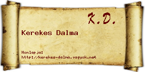 Kerekes Dalma névjegykártya